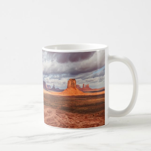 Caneca De Café Paisagem do vale do monumento, AZ (Direita)