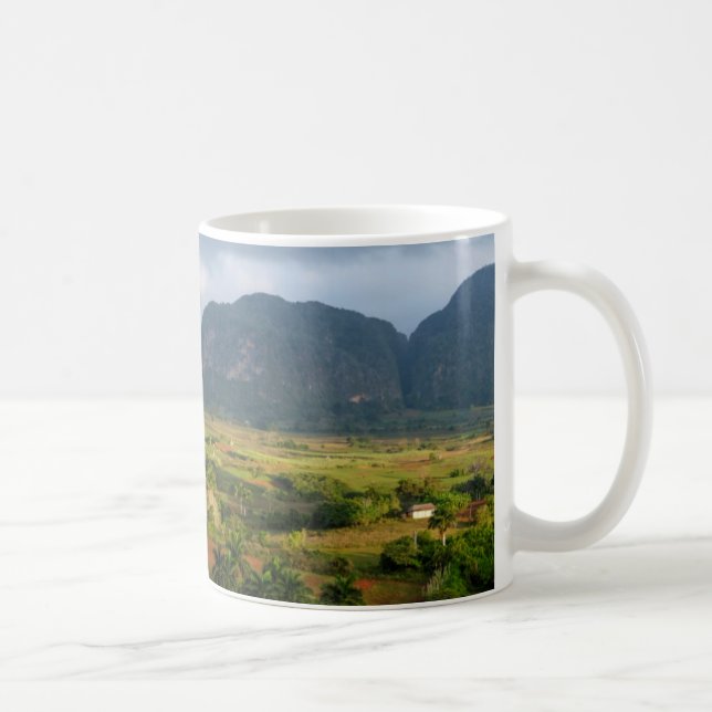 Caneca De Café Paisagem do vale do Panorâmico, Cuba (Direita)