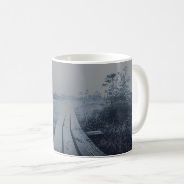 Caneca De Café Paisagem dos pântanos (Frente Esquerda)
