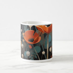 Caneca De Café Paisagem floral