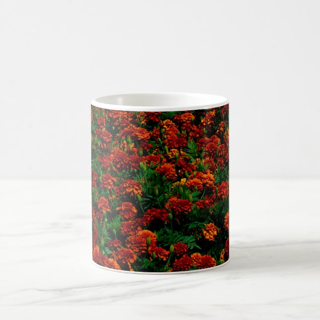 Caneca De Café Paisagem Laranja Vermelha (Centro)