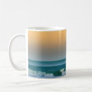 Caneca De Café Paisagem Marítima do Pôr do Sol 45