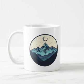 Caneca De Café Paisagem Montanha