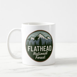 Caneca De Café Paisagem Montanhosa Cênica da Floresta Nacional de