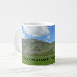 Caneca De Café Paisagem Natural do Parque Nacional Yellowstone