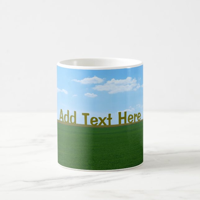 Caneca De Café Paisagem Personalizável (Centro)