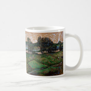 Caneca De Café Paisagem, Ponte sobre o Oise por Vincent van Gogh