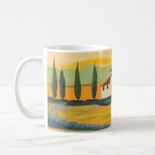Caneca De Café Paisagem tucana, pintor privado, pintura acrílica