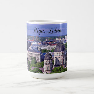 Caneca De Café Paisagem urbana de Riga, Letônia