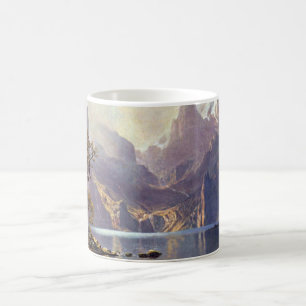 Caneca De Café Paisagem Vintage, Lago Tahoe por Albert Bierstadt