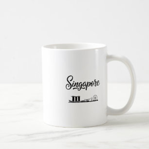 Caneca De Café Paisagens de Singapura Viagens Férias Outfits 