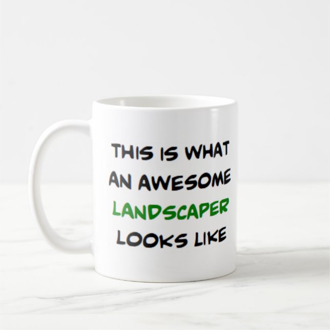 Caneca De Café paisagista, incrível (Esquerda)