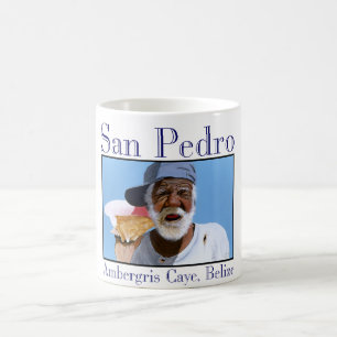 Caneca De Café "Paisano em seu telefone do escudo "