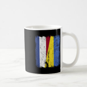 Caneca De Café Países Baixos Ucrânia Meia Bandeira Holandesa Ucra