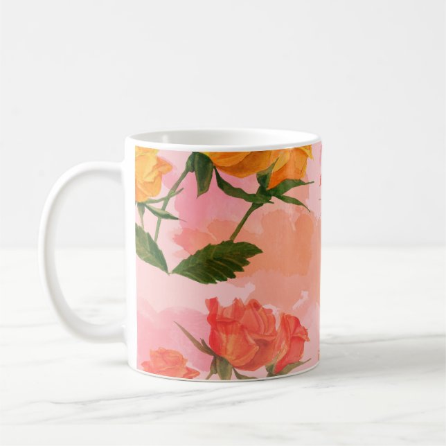 Caneca De Café Paisley bandana impressão, design de cachecol de s (Esquerda)