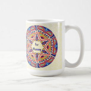 Caneca De Café "Paisley Dreidel"