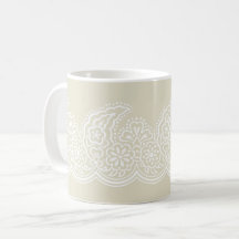 Paisley em Ivory Coffee Mug
