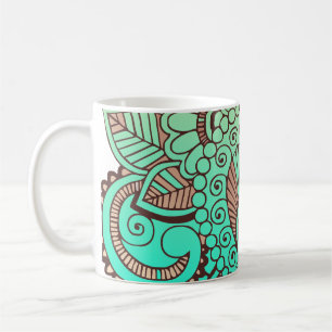 Caneca De Café Paisley Ornaments I + seu apoio. & ideias
