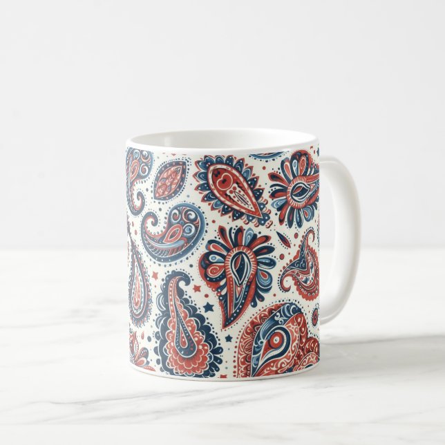 Caneca De Café Paisley Pride (Frente Esquerda)
