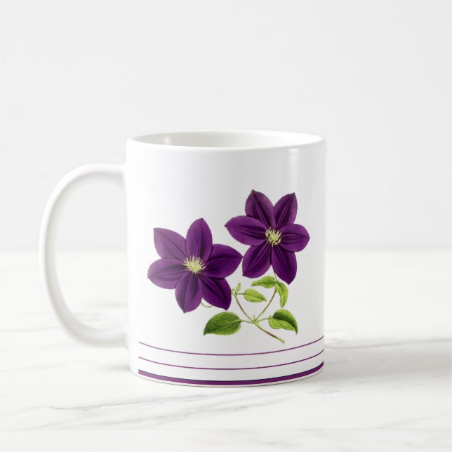Caneca De Café Paixão Violeta (Coleção Bridget) (Esquerda)