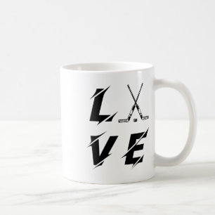 Caneca De Café Paixões de Hóquei no Gelo Adesivos Engraçados Pres