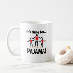 Caneca De Café Pajama, é hora de Pajama