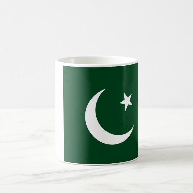 Caneca De Café Pakistani Flag Mug (Centro)