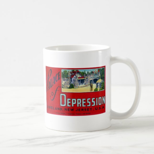 Caneca De Café Palácio da depressão (Direita)
