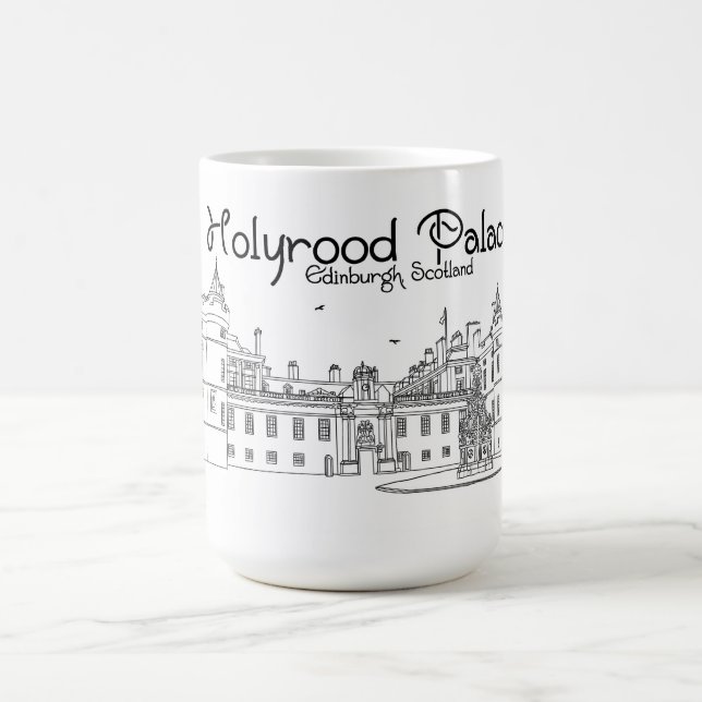Caneca De Café Palácio de Holyrood Escócia (Centro)