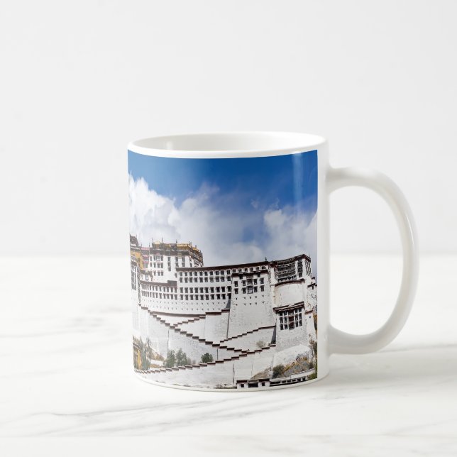 Caneca De Café Palácio de Potala em Lhasa - Tibete (Direita)