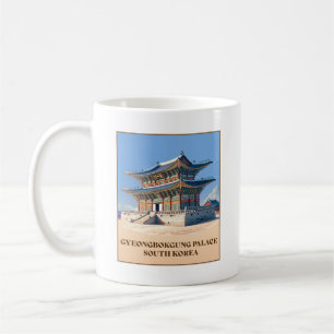 Caneca De Café Palácio Gyeongbokgung Seul, Coreia do Sul