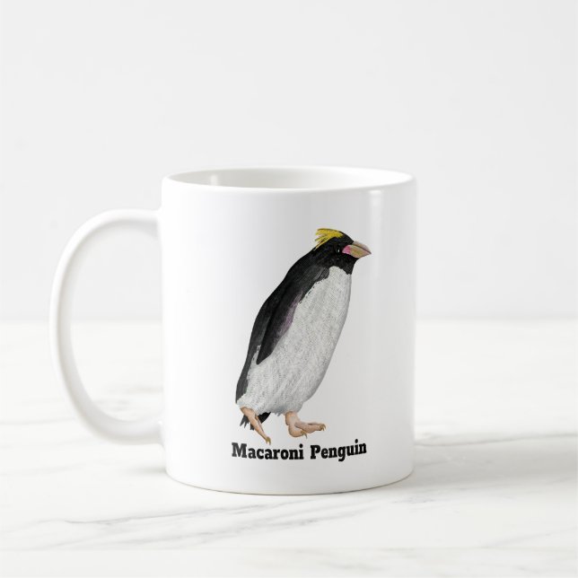 Caneca De Café Palaeeudyptes Extinct Penguin (Esquerda)