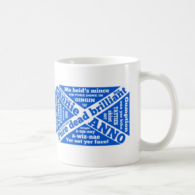 Caneca De Café Palangres e frases escocesas (Direita)