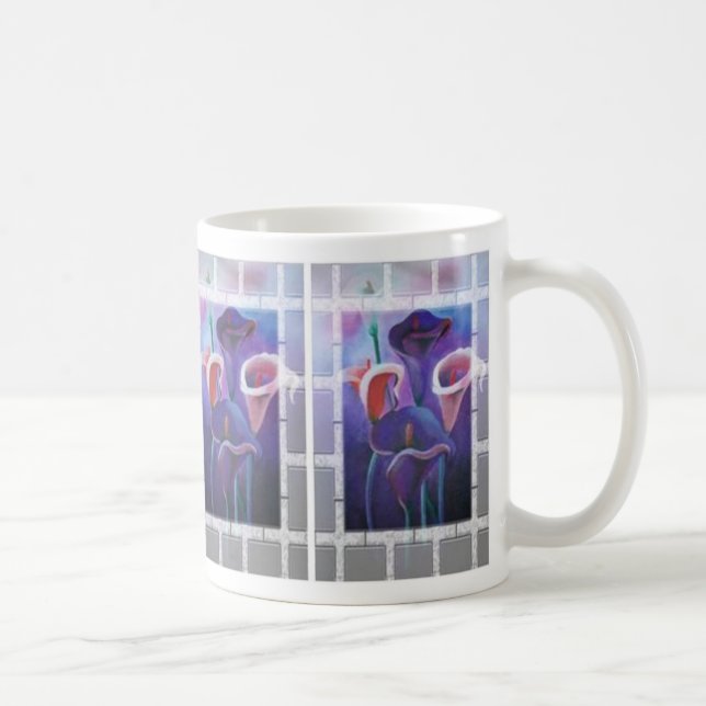 Caneca De Café Palas Roxas Lilac E Arte Roxa (Direita)
