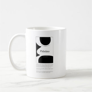 Caneca De Café Palatino Typography