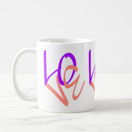 Caneca De Café Palavra de amor