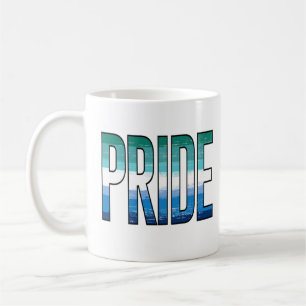 Caneca De Café Palavra de Orgulho Malista gay