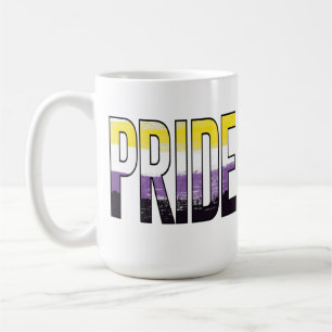 Caneca De Café Palavra de Orgulho Não-Binário