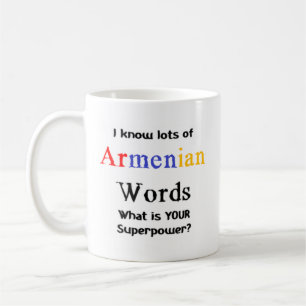 Caneca De Café palavras armenianas