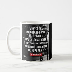 Caneca De Café Palavras inspiradores do halterofilismo -