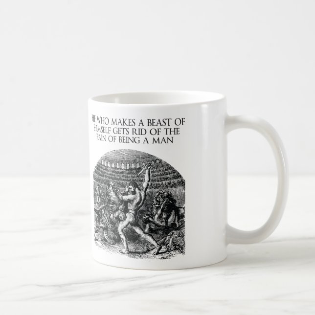 Caneca De Café Palavras Motivacionais (BEAST) (Direita)