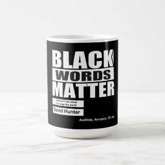 Caneca De Café Palavras negras afro-americanas importam