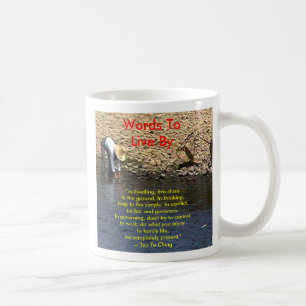 Caneca De Café Palavras Para Morar — Tao Te Ching Guilin 2002 Mul