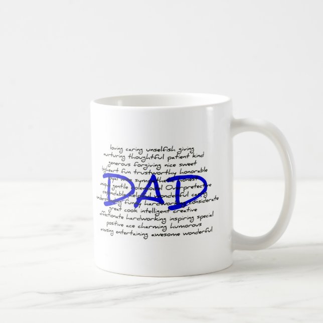 Caneca De Café Palavras Para Pai (Direita)