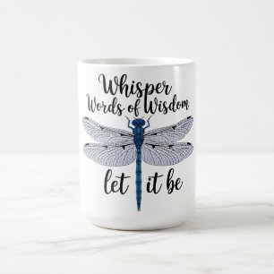 Caneca De Café Palavras Sussuras Inspiradoras De Sabedoria