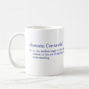 Caneca De Café Palco CUSTOMIZÁVEL da retórica de Trivium