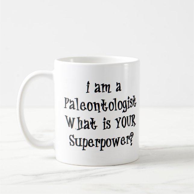 Caneca De Café paleontólogo (Esquerda)