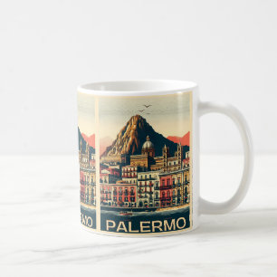 Caneca De Café Palermo sicily italian vintage souvenir presentes