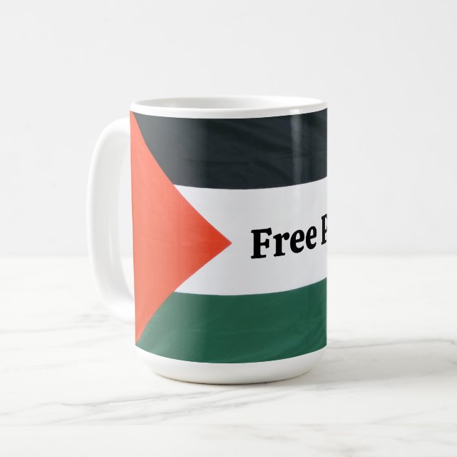 Caneca De Café Palestina livre (Frente Esquerda)