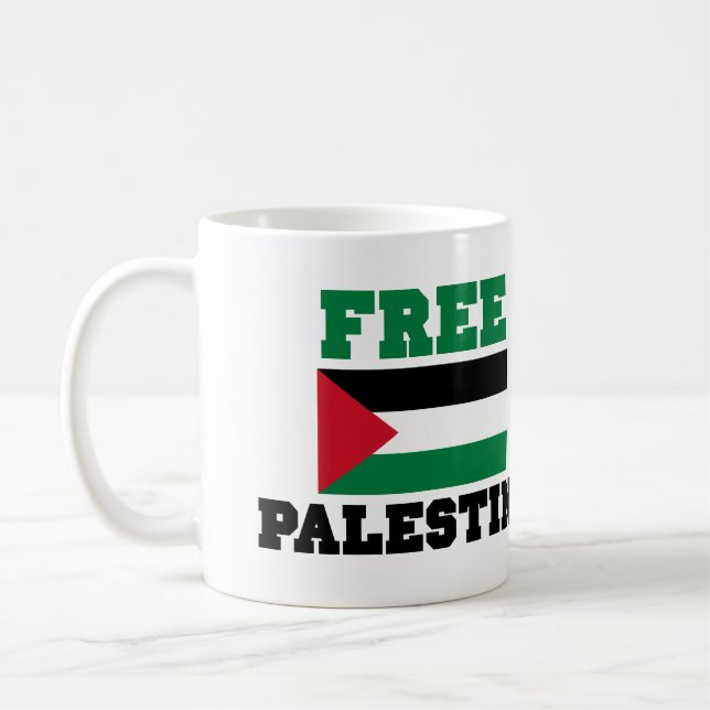Caneca De Café Palestina livre (Esquerda)